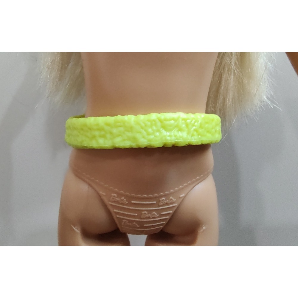 Fashion Doll Neon Yellow Belt Replacement Accessory Textured Z26